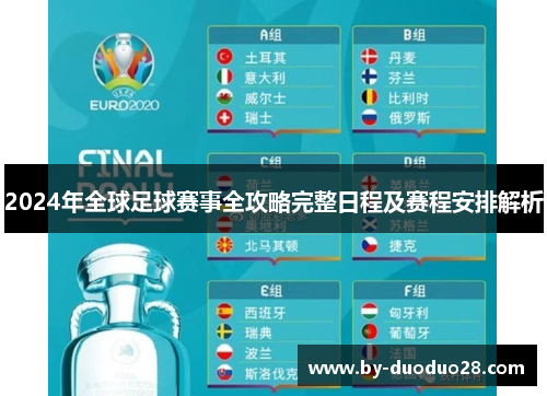 2024年全球足球赛事全攻略完整日程及赛程安排解析
